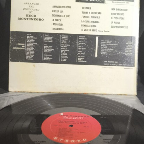 Montenegro in Italy record used, good condition G3
