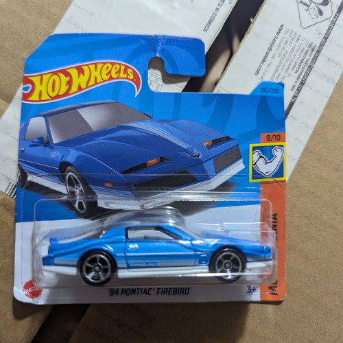 Hot Wheels 2023 HW Muscle Mania 8/10 Blue 1984 Pontiac Firebird new