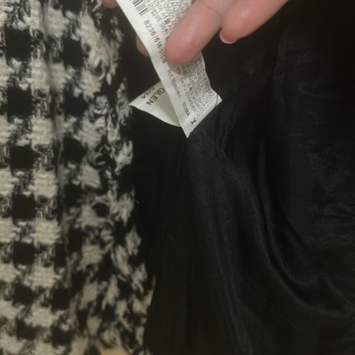 Zara blazer size M used, black and white