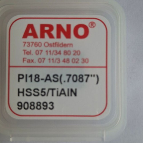 Drill Bit Replacement Tip ARNO PI18-AS HSS5/TiALN new, pack of 60