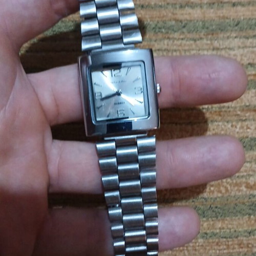 Sandra Fellini women's silver wristwatch used