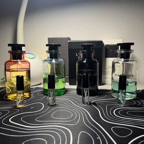 Louis Vuitton Tester Sample 4 Fragrances Discovery Pack New