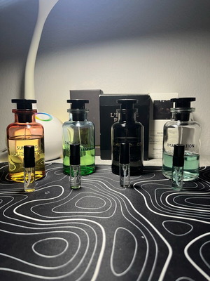 Louis Vuitton Tester Sample 4 Fragrances Discovery Pack New