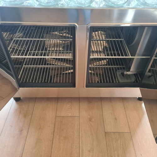 Professional Inox Counter Refrigerator 120x60cm 2 Doors New