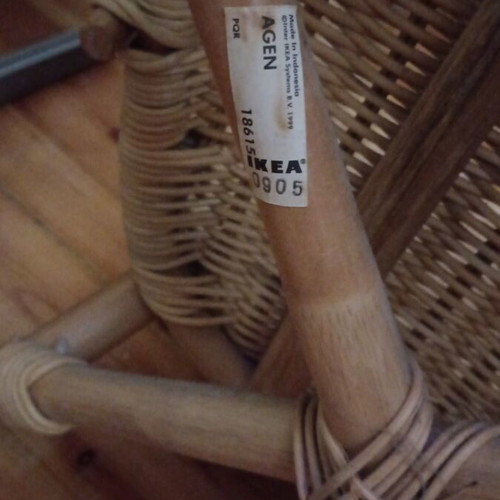 IKEA AGEN children's armchair bamboo like new