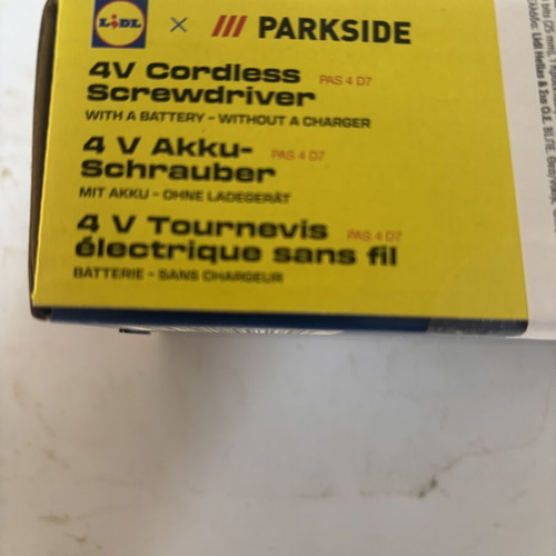 Parkside electric screwdriver Lidl colors collectible