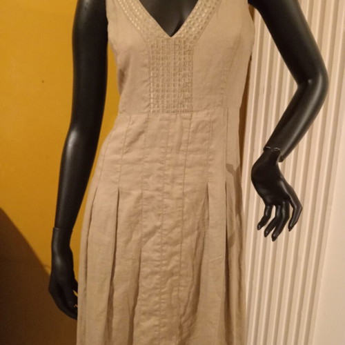 Noa Noa midi dress linen and viscose, size M, new