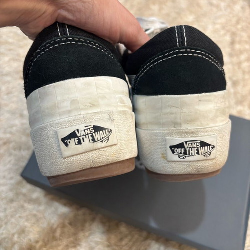 Vans sneaker used, size 38, black and white platform