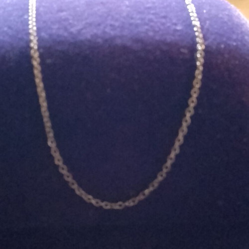 9 Carat White Gold Chain