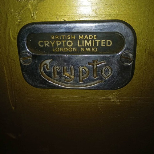 Vintage professional electric grinder used, Crypto Limited London 1950s