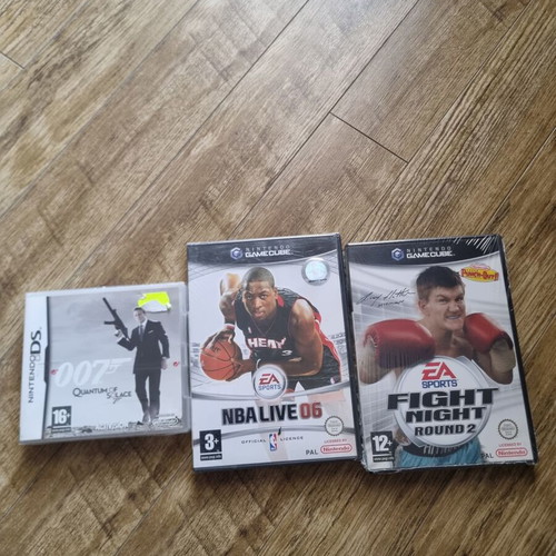 GameCube and Nintendo DS games new, 2 GameCube and 1 Nintendo DS