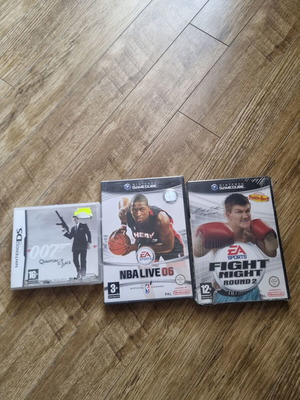 GameCube and Nintendo DS games new, 2 GameCube and 1 Nintendo DS