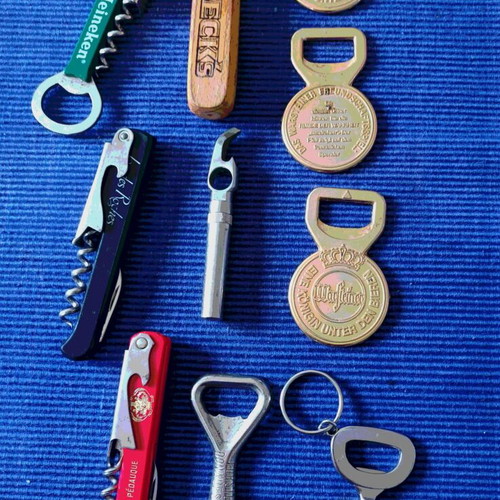 Retro bottle openers used, pack of 10 pieces