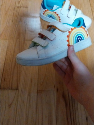 Stan Smith Adidas shoes used, colorful size 34 kids