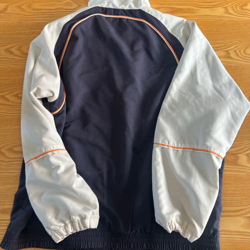 Explorer Navigator vintage men's windbreaker jacket blue and ecru XL