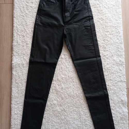 Bershka black elastic jeans like new, size S