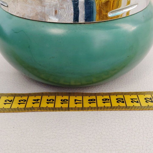 Erhard & Sohne ashtray used, vintage metal from the 1960s