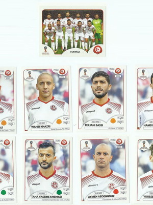 Panini Αυτοκόλλητα World Cup Russia 2018 Τυνησία Εννέα Καινούργια