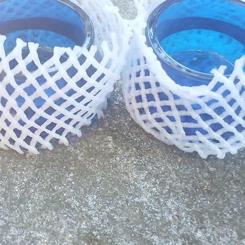 Glass tealight holders IKEA, new, set of 2