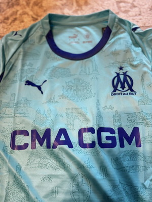 Olympique de Marseille football jersey new official replica, large