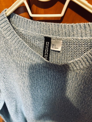 H&M women's sweater blue, size S