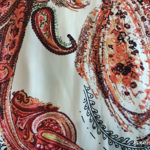 Hype long dress like new, summer style with knitted top and paisley pattern