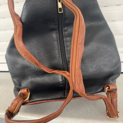 Backpack bag like new, black and brown
