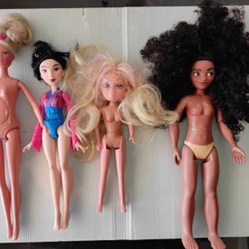 Barbie κούκλες μεταχειρισμένες χωρίς ρούχα, πακέτο 57 τεμαχίων