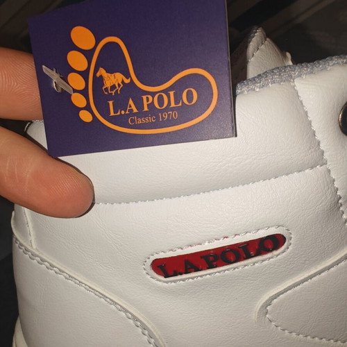 L.A Polo casual shoes white, new, size 43