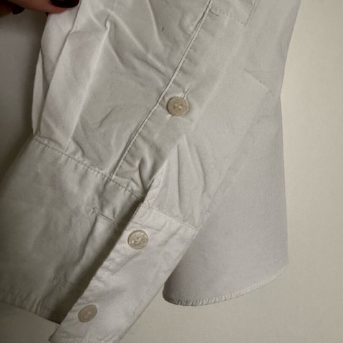 Zara white women's shirt size M used with open back