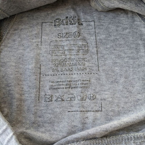Bdtk two used sports bras size Medium, black and gray