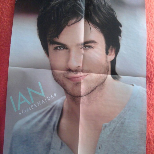 Ian Somerhalder (Vampire Diaries) & Victoria Justice poster like new