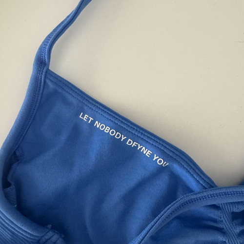 Dfyne Sports Bra like new, size M, blue