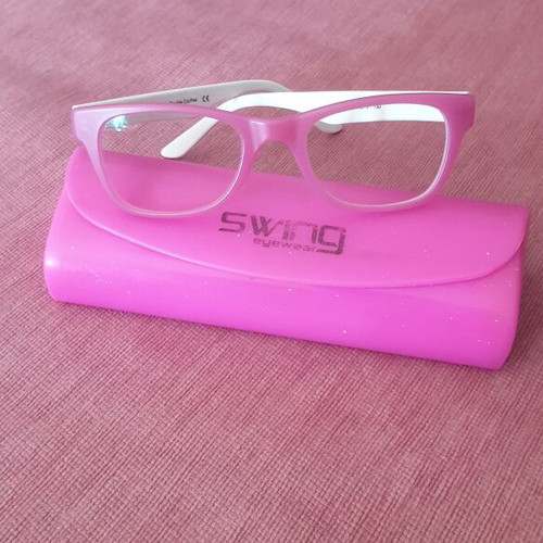 Swing princess children's myopia glasses frame like new pink multicolor