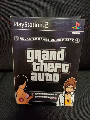 Grand Theft Auto двойно издание PS2 като ново с инструкции