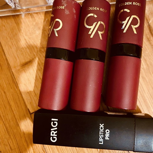 Golden Rose, Grigi and Barbara Bort lipsticks, set of 17