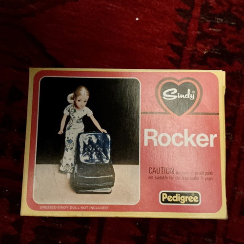 Vintage Sindy Doll Rocker Furniture Pedigree 1970s used