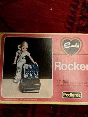 Vintage Sindy Doll Rocker Furniture Pedigree 1970s used