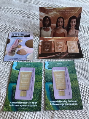 Σετ δειγμάτων make up foundation Huda Glowish Tarte Sephora 4 τεμάχια καινούργιο