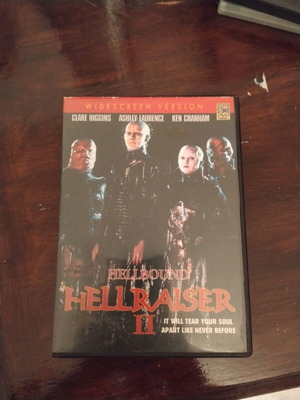Hellraiser 2 Hellbound DVD, thriller with subtitles