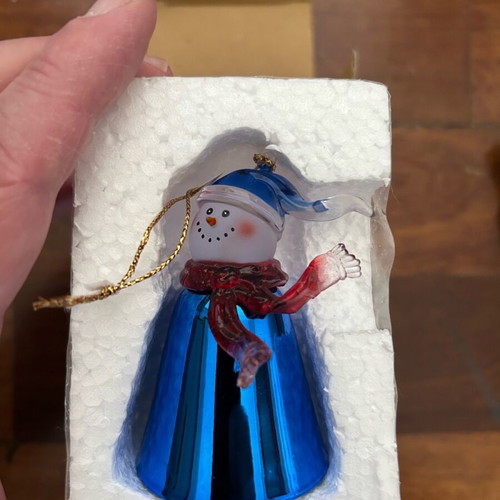 Glass Christmas ornament new