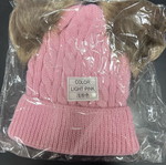 Pink knit cap new