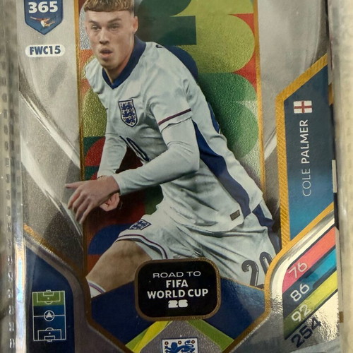FWC Panini Adrenalyn FIFA 365 2026 cards new, set of 21