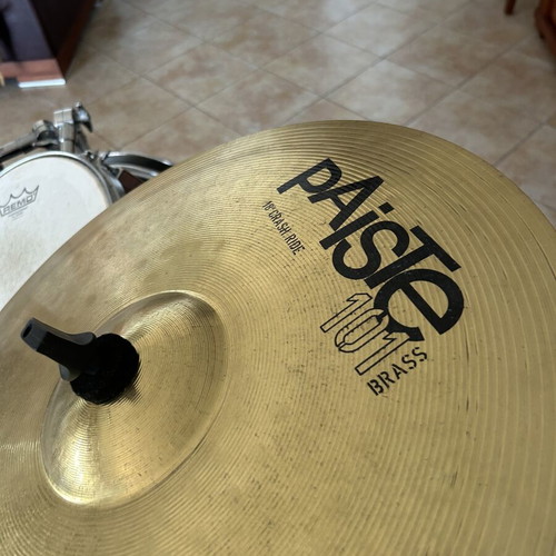 Millenium drum set used with Remo Emperor Coated heads and cymbals