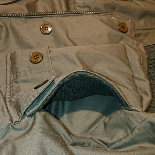 Tenson coat like new, green, with removable lining and hood