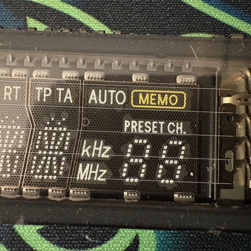 Vintage Samsung VFD Display Module used from Hi-Fi Tuner