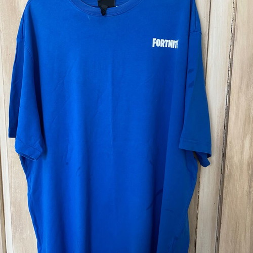 H&M blue T-shirt size XXL like new with Fortnite logo