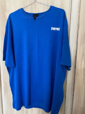 Μπλουζάκι T-shirt H&M μπλε μέγεθος XXL σαν καινούργιο με λογότυπο Fortnite