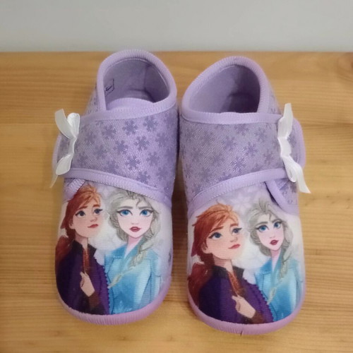 Frozen District slippers for girls like new, size 26, purple