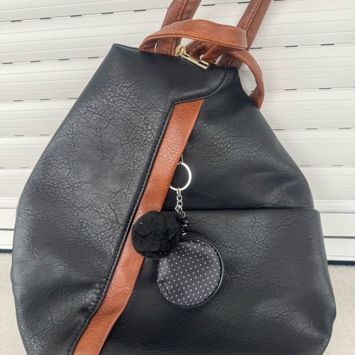 Backpack bag like new, black and brown